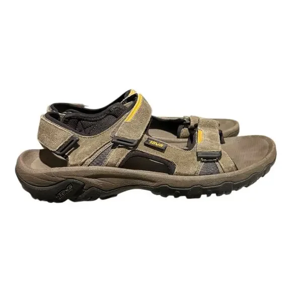 Teva Men's Katavi 2 Sport Comfort Suede Adjustable Sport Sandals Size 11 1019192 - Picture 2 of 10